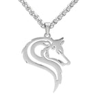 Fenrir Wolf Viking Necklace