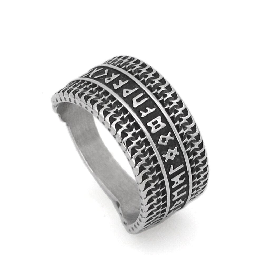 Elder Futhark Viking Ring