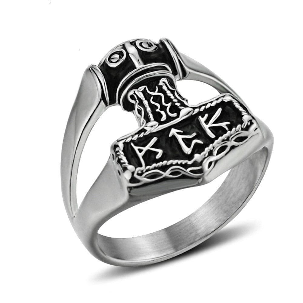 Viking Mjolnir Ring