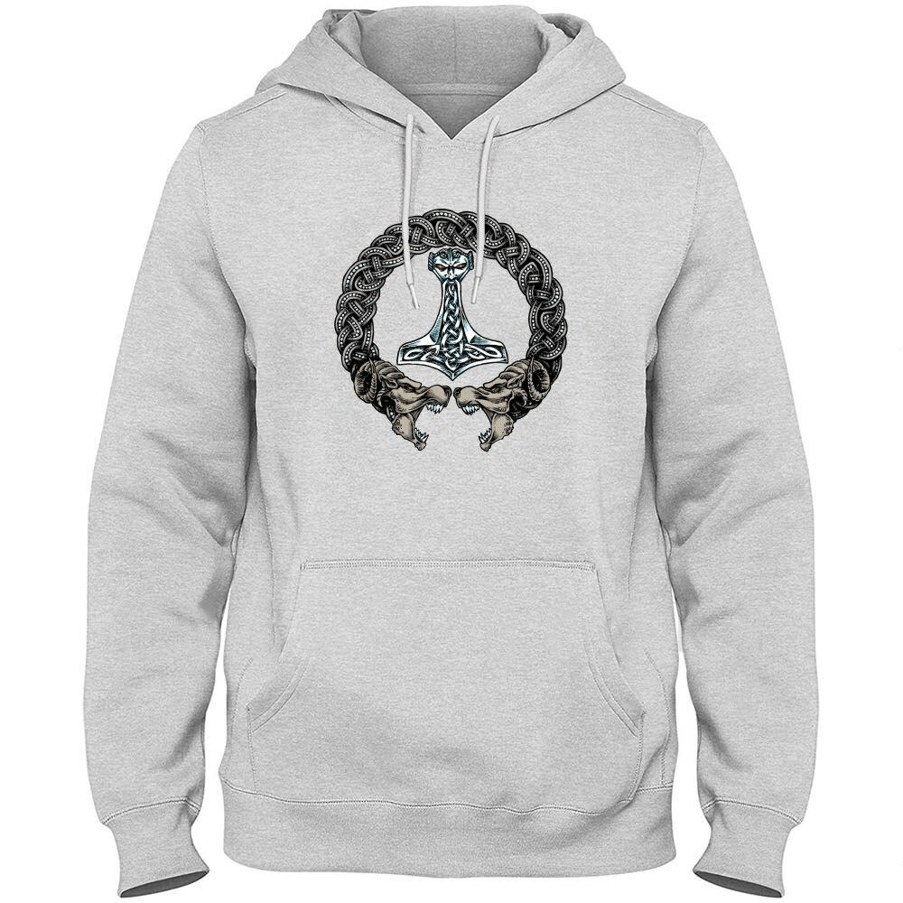 Fenrir & Mjolnir Viking sweatshirt